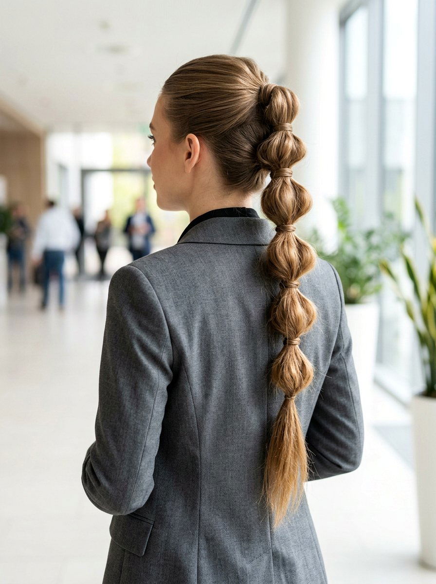 Pull Through Braid Ponytail - 20 work appropriate braid hairstyle - 20 work appropriate braid hairstyle