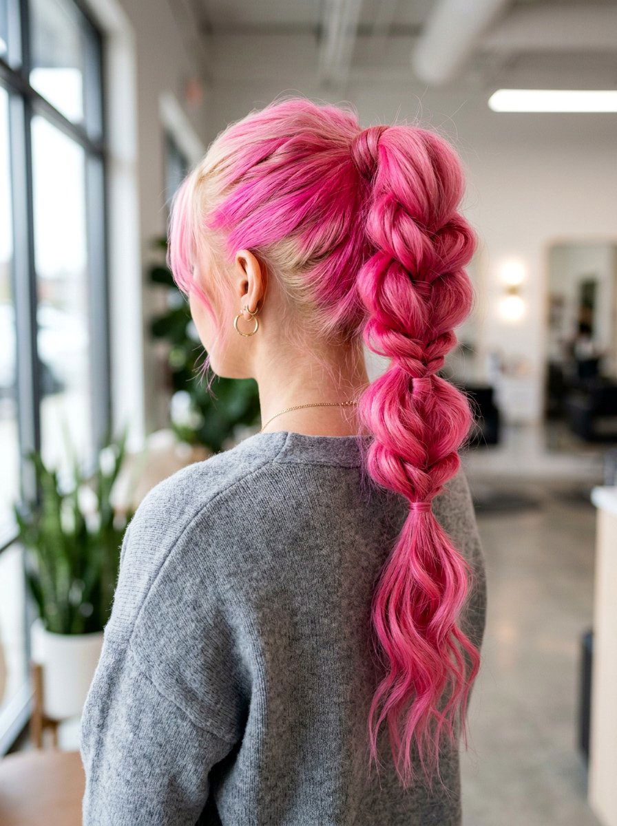Pull Through Braid Ponytail - 20 rave braid ponytail hairstyle - 20 rave braid ponytail hairstyle