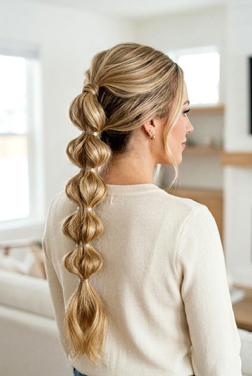 Pull through braid - 20 quick no heat hairstyle for mornings - 20 quick no heat hairstyle for mornings