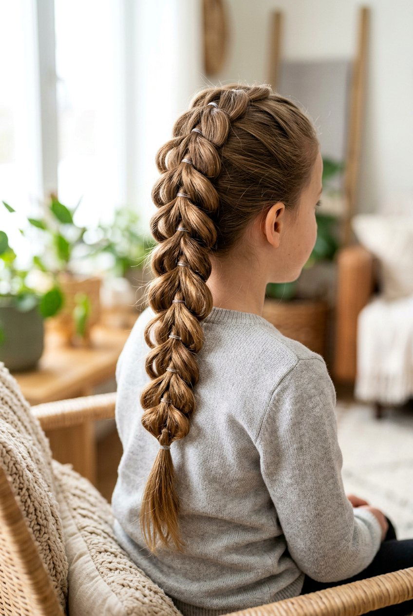 Pull through braids - 20 cute hairstyles for school - 20 cute hairstyles for school