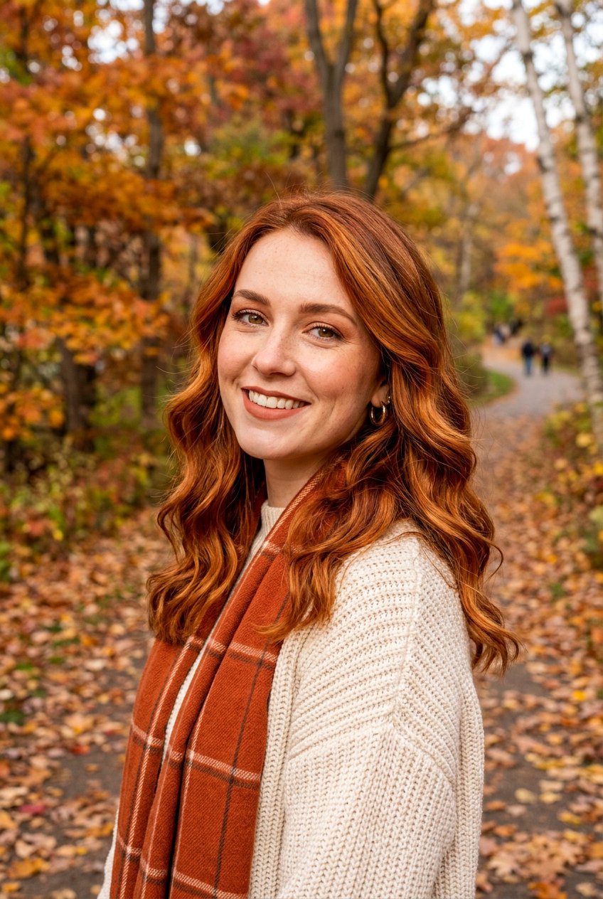 Pumpkin Spice Auburn - 20 chestnut auburn hair color - 20 chestnut auburn hair color