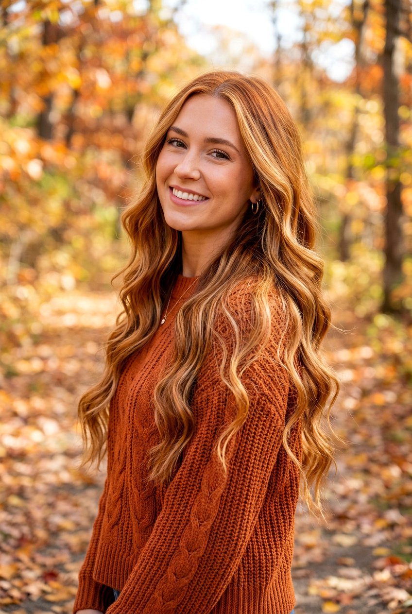 Pumpkin Spice Blonde Balayage - 20 warm blonde balayage - 20 warm blonde balayage
