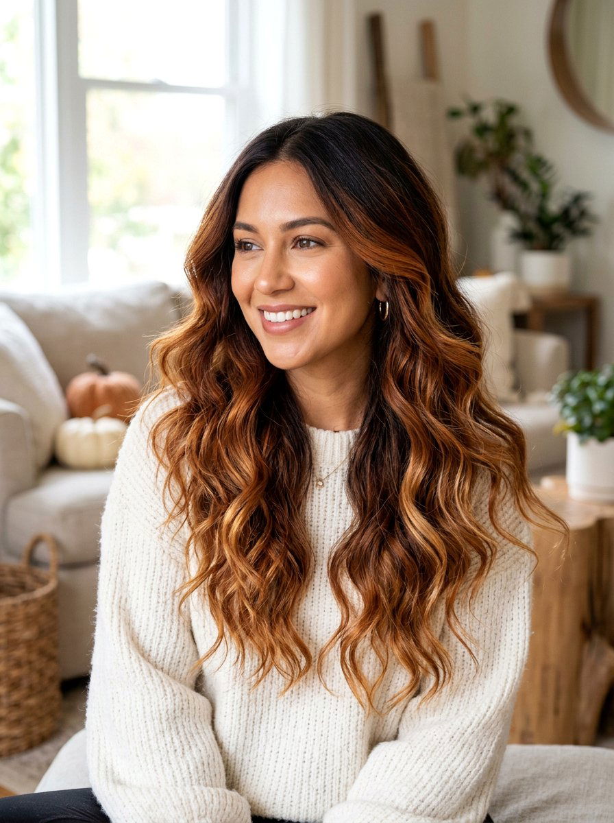 Pumpkin Spice Ombre Balayage - 20 pumpkin spice balayage - 20 pumpkin spice balayage