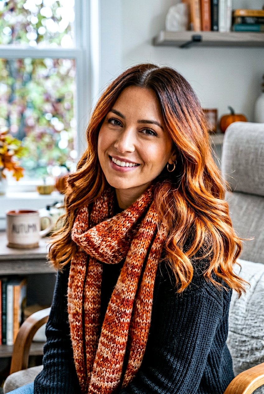 Pumpkin Spice Root Melt On Medium Hair - 20 autumn pumpkin spice highlights - 20 autumn pumpkin spice highlights