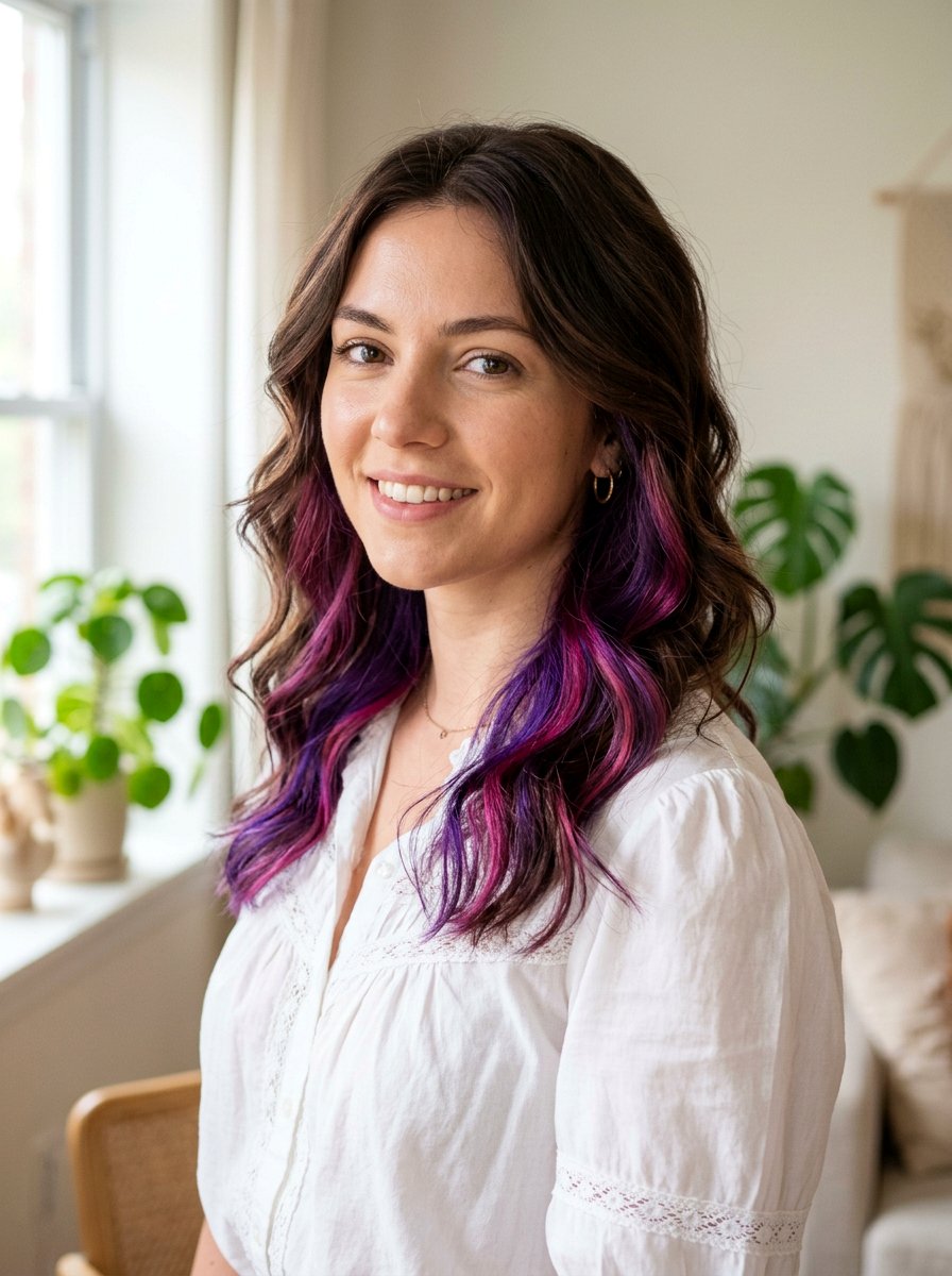 Purple And Pink Peekaboo Hair Color - 20 purple peekaboo hair color - 20 purple peekaboo hair color