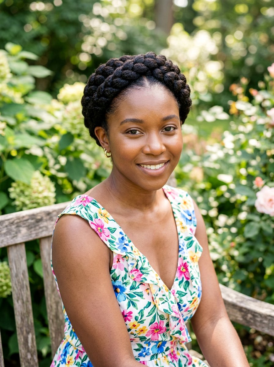 Quick Braided Crown Natural Hair - 20 quick hairstyle for natural black hair - 20 quick hairstyle for natural black hair