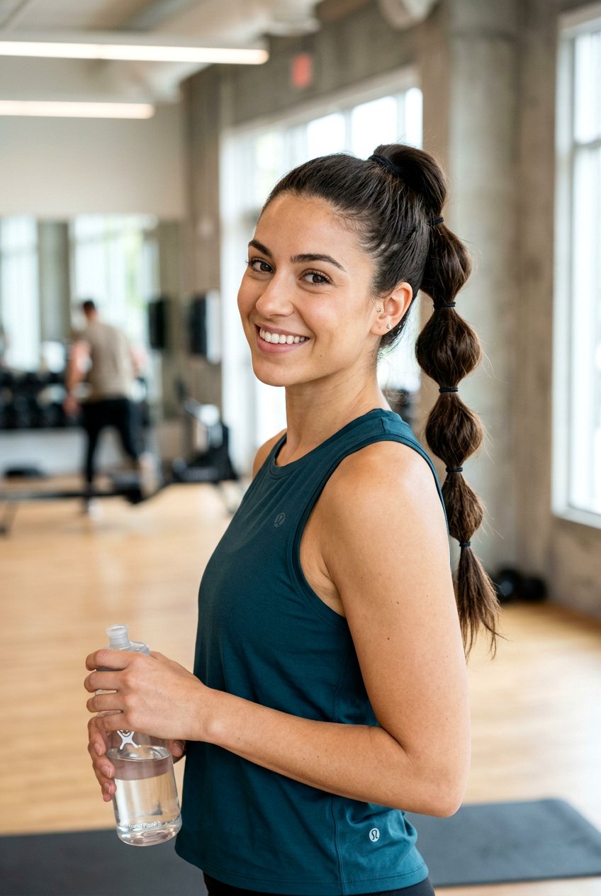 Quick Bubble Braid For Busy Mornings - 20 moms hairstyle ideas for busy mornings - 20 moms hairstyle ideas for busy mornings