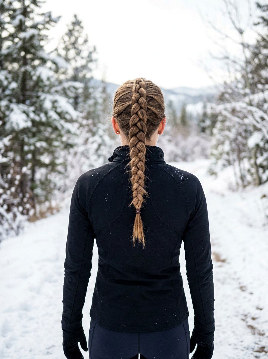 Quick Dutch Braid - 20 easy hairstyle for school run moms - 20 easy hairstyle for school run moms
