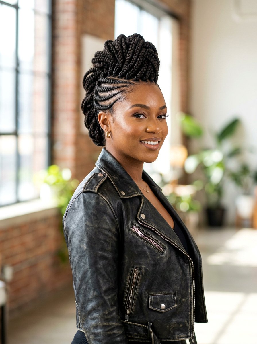 Quick Faux Hawk Natural Hair - 20 quick hairstyle for natural black hair - 20 quick hairstyle for natural black hair