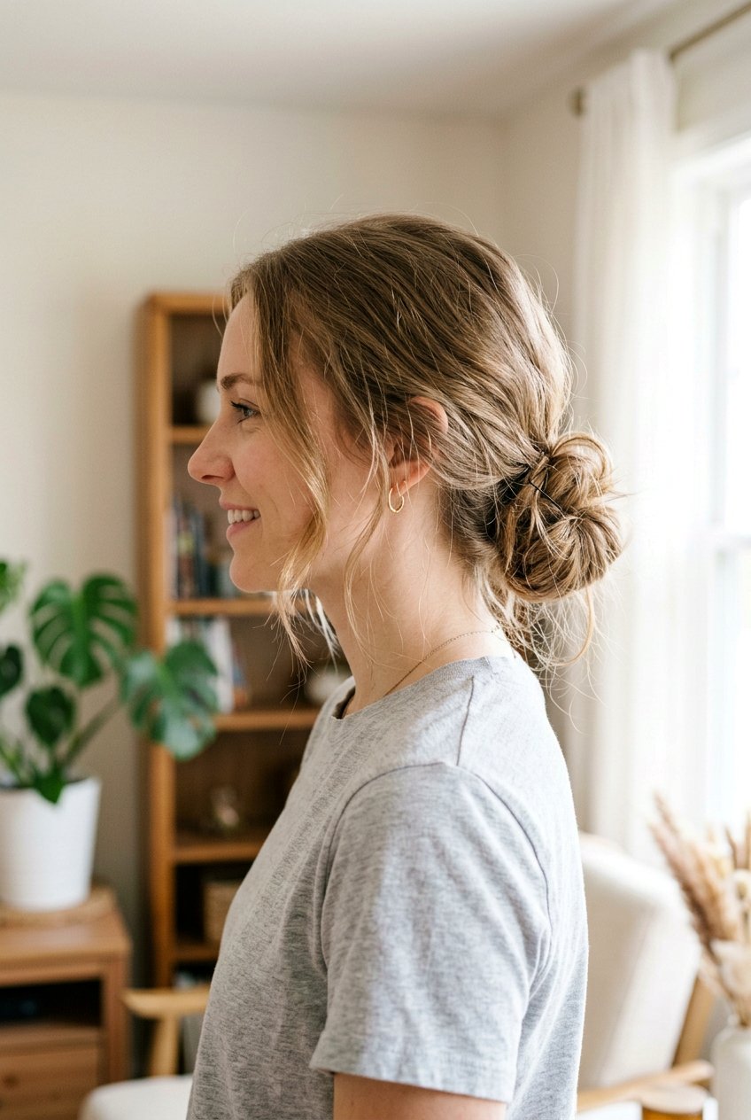 Quick Low Textured Bun For Fine Hair - 20 textured bun for fine hair - 20 textured bun for fine hair