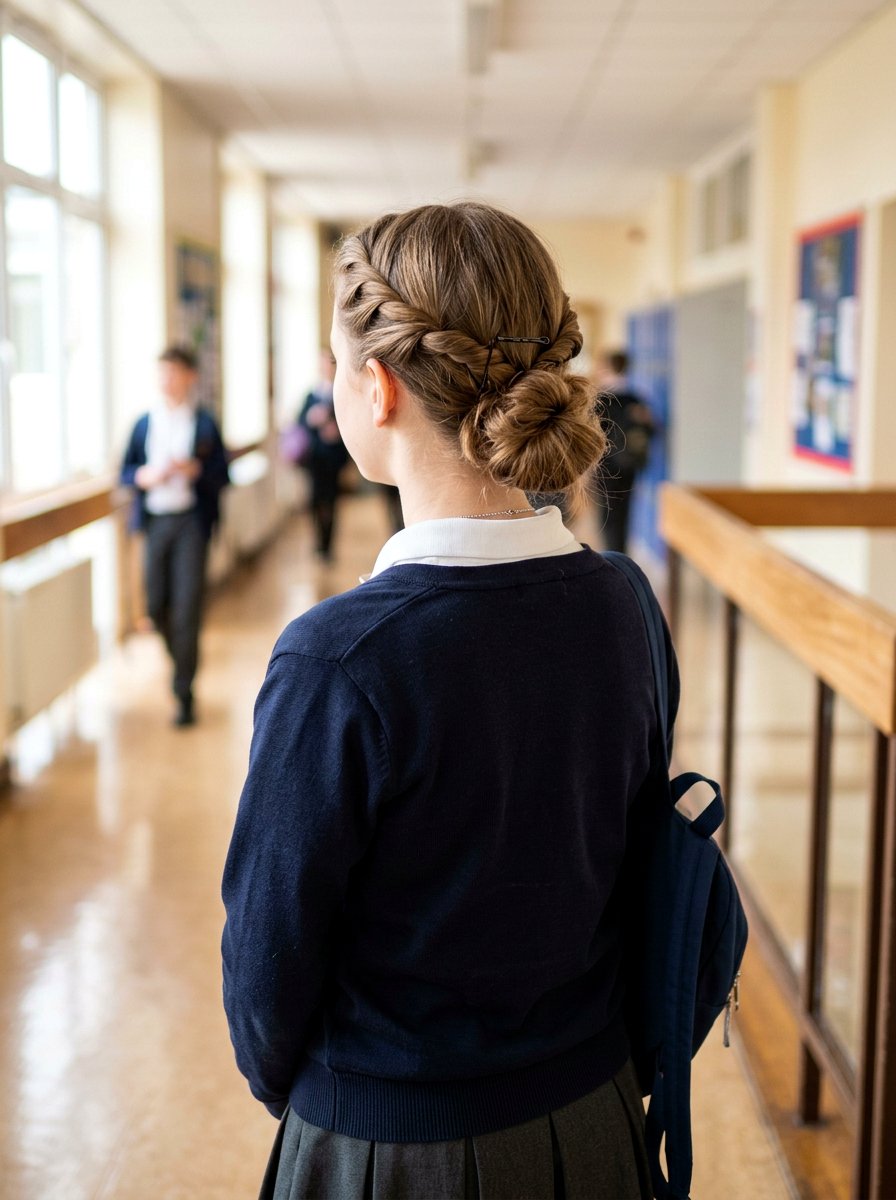 Quick Twist and Pin - 20 quick hairstyle for school mornings teens - 20 quick hairstyle for school mornings teens