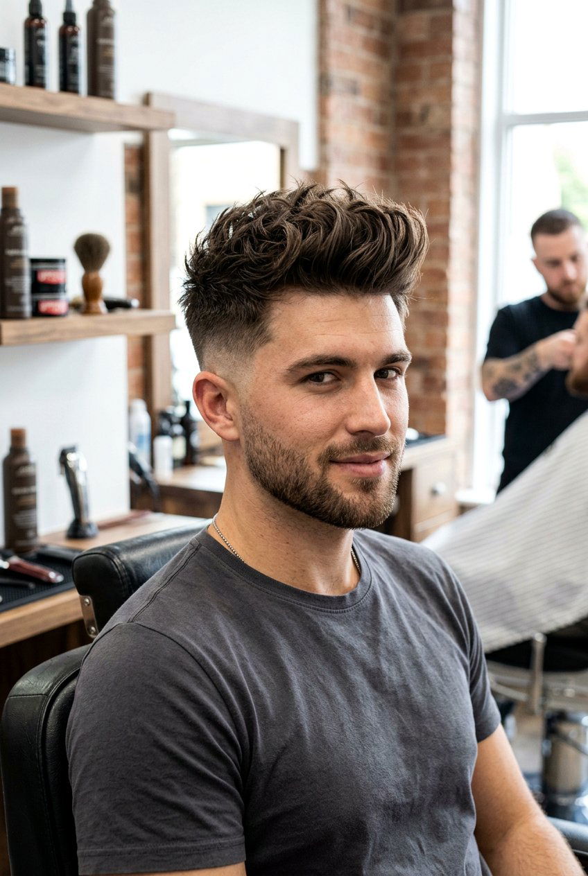 Quiff Fade - 20 mens fade haircut - 20 men’s fade haircut