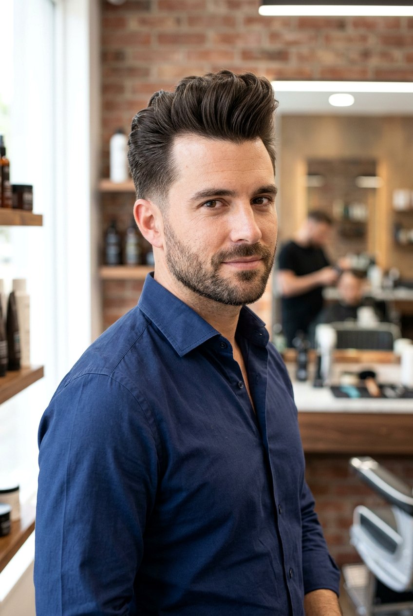 Quiff Haircut For Receding Temples - 20 men haircut for receding temples - 20 men haircut for receding temples