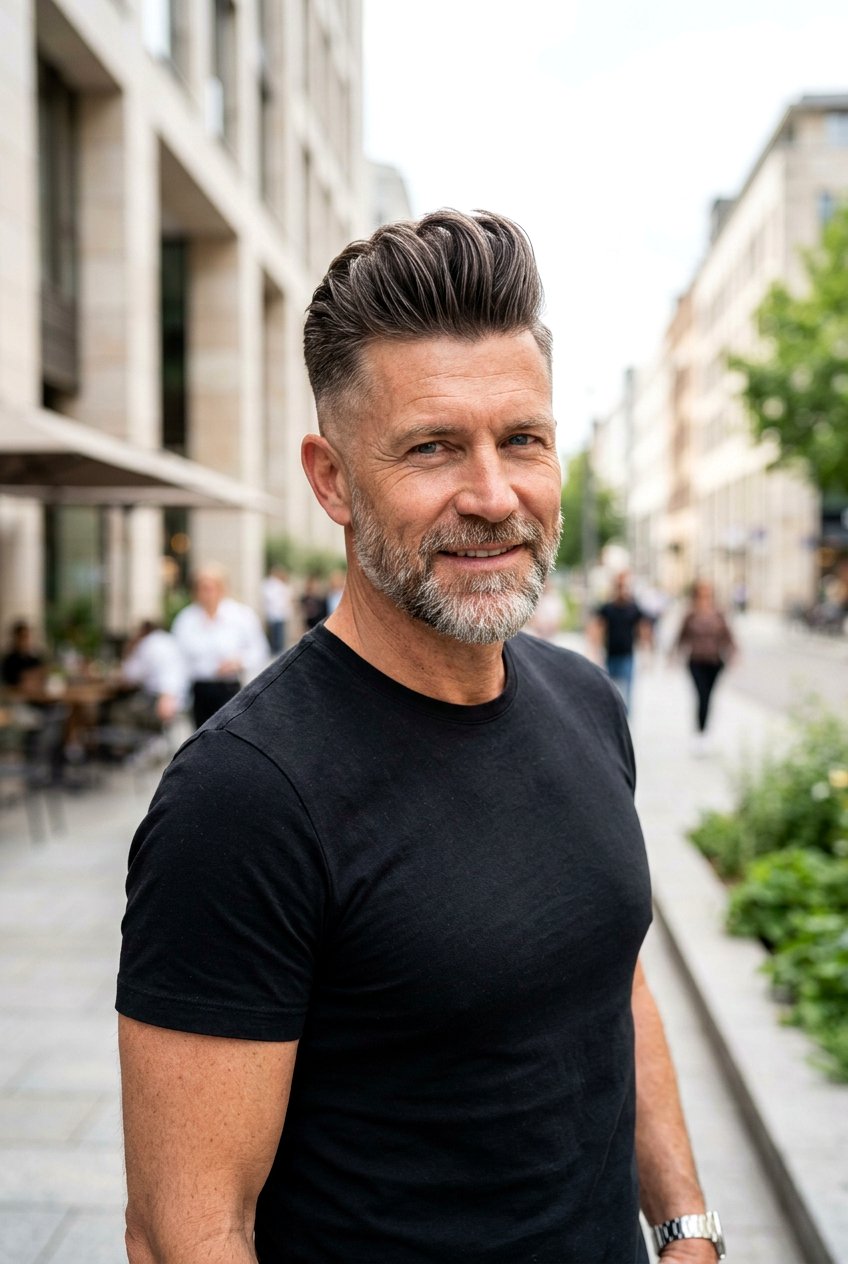 Quiff Mature Men Haircut - 20 men haircut ideas for mature style - 20 men haircut ideas for mature style