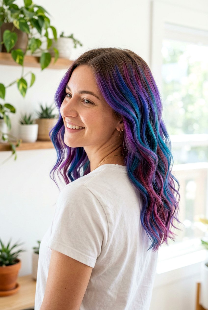 Rainbow Balayage Hair Color - 20 rainbow hair color ideas - 20 rainbow hair color ideas