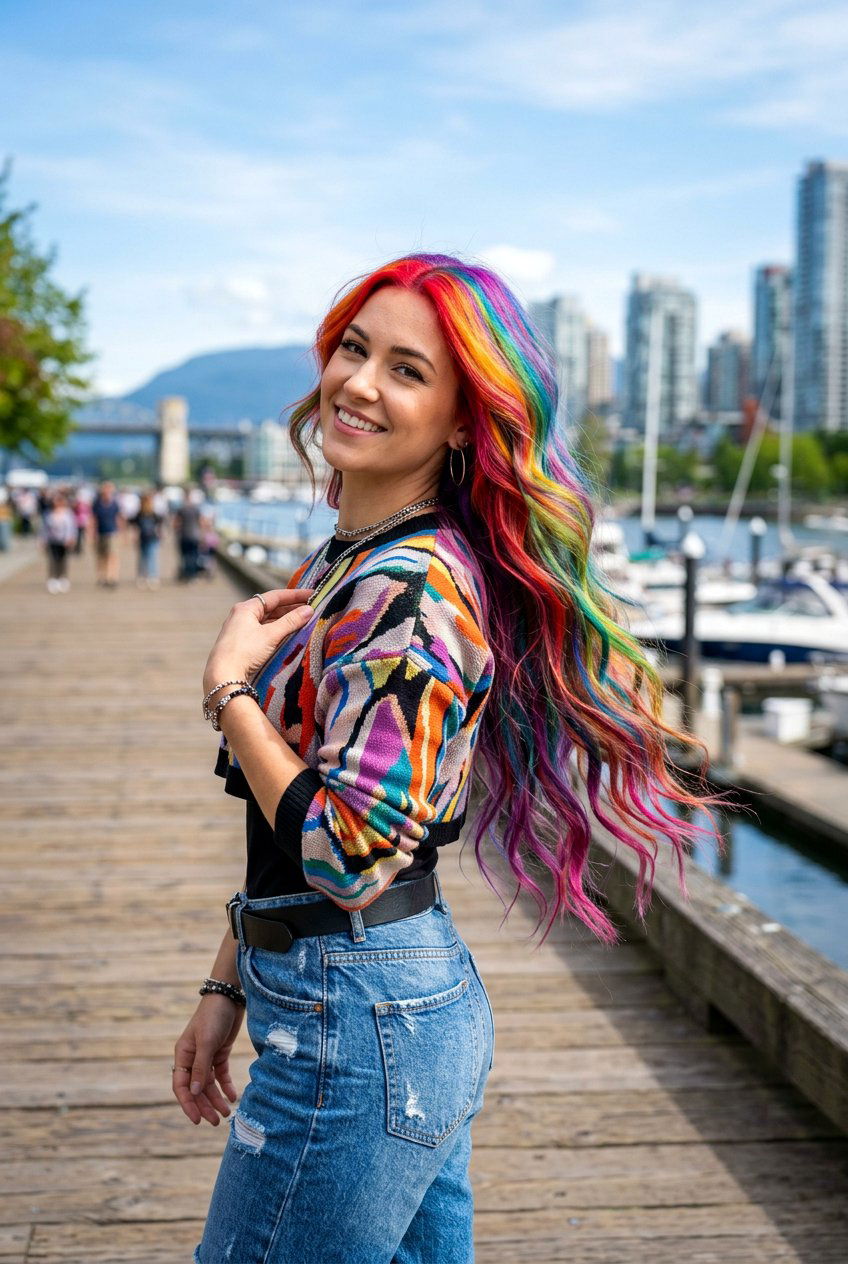 Rainbow Galaxy Hair Color - 20 galaxy hair color ideas - 20 galaxy hair color ideas