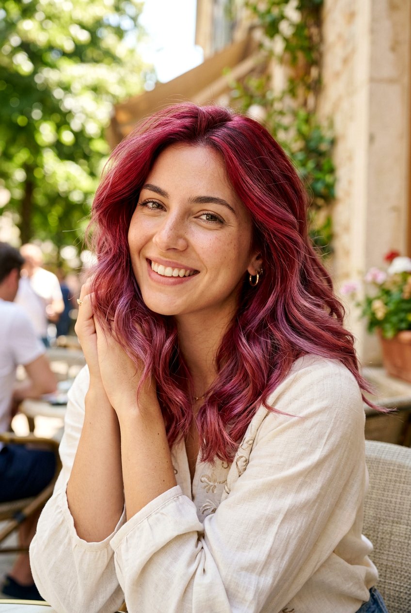 Raspberry Red Hair - 20 red hair color ideas for winter - 20 red hair color ideas for winter