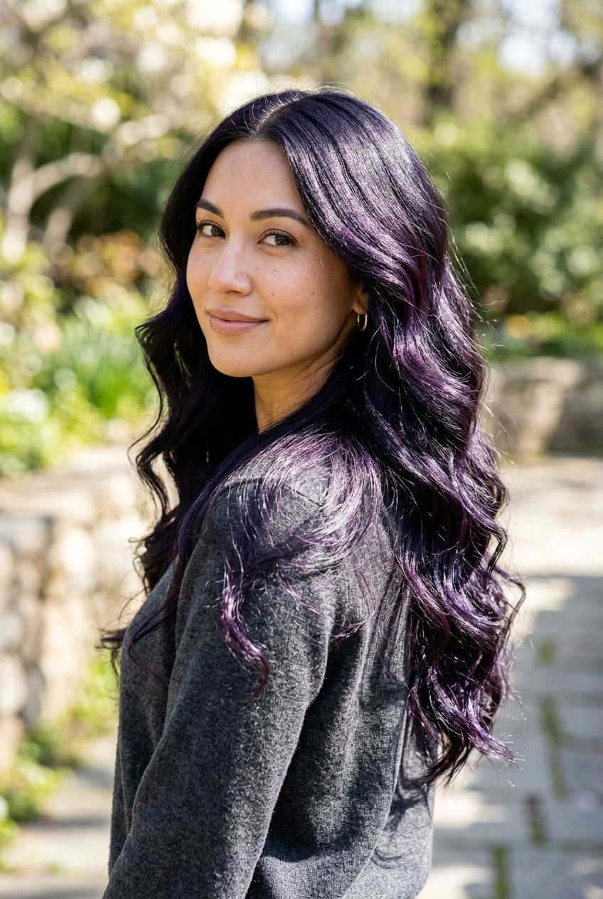 Raven black hair violet tint - 20 raven black hair color - 20 raven black hair color