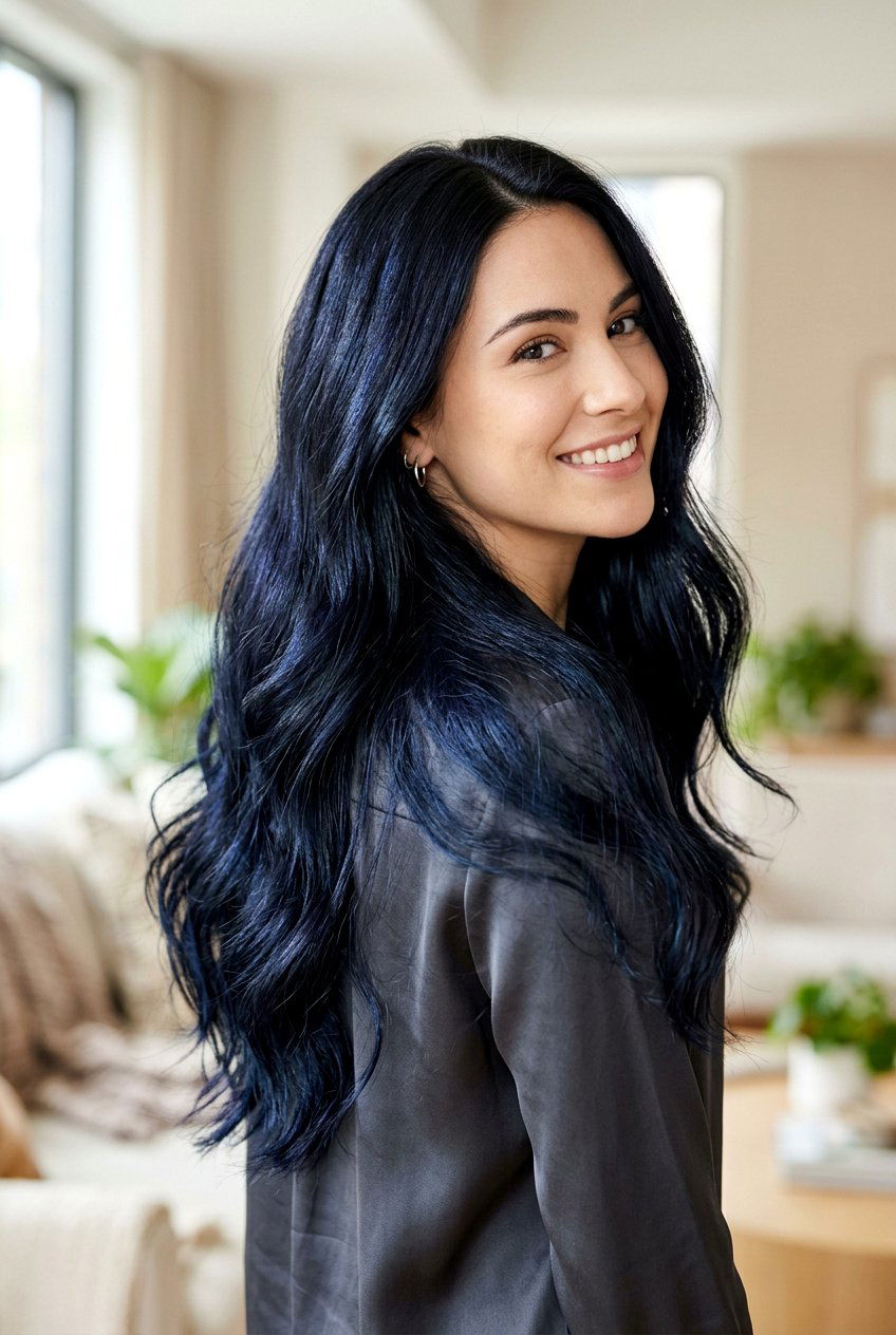 Raven black hair - 20 natural black hair color ideas - 20 natural black hair color ideas