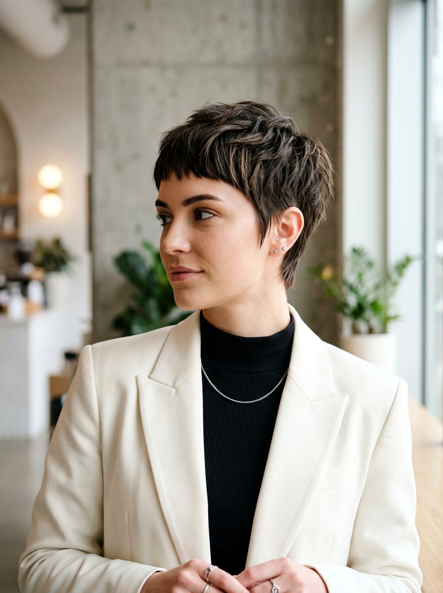 Razor Crop Haircut - 20 short haircut for damaged hair women - 20 short haircut for damaged hair women