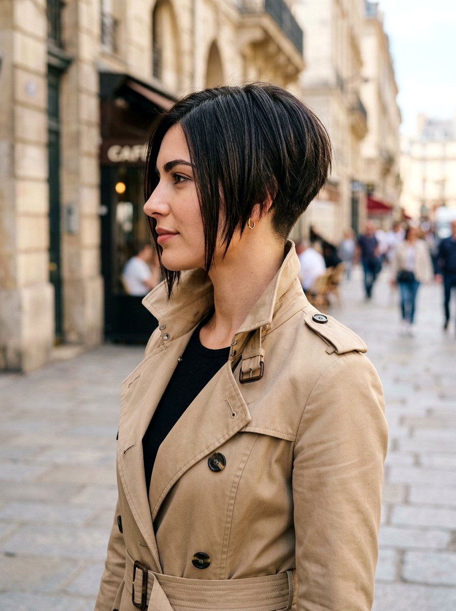 Razor Cut A Line Bob - 20 short razor haircut for women - 20 short razor haircut for women