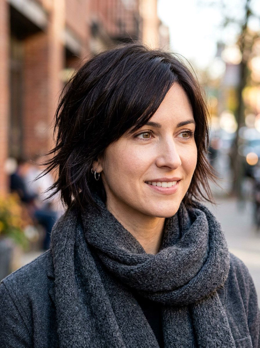 Razor Cut Bob - 20 soft goth haircut ideas - 20 soft goth haircut ideas