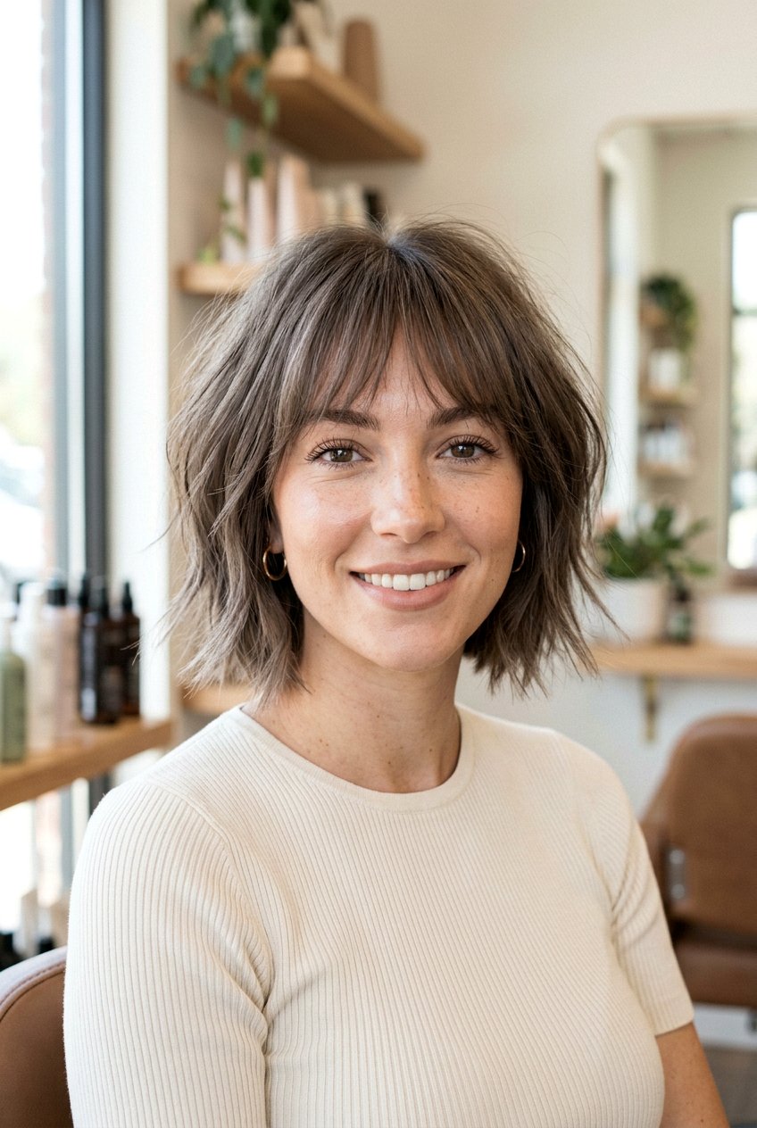 Razor Cut Bob With Bangs - 20 razor cut bob haircut - 20 razor cut bob haircut