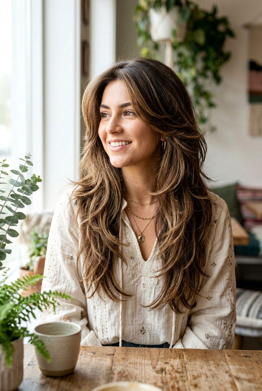 Razor Cut Long Layers Thick Hair - 20 long layers for thick heavy hair - 20 long layers for thick heavy hair