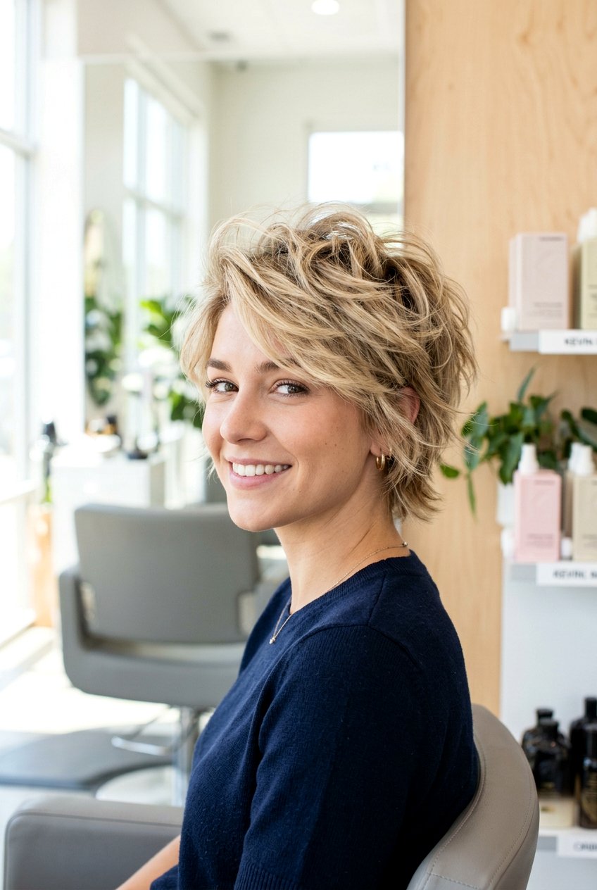 Razor crop haircut - 20 short layered haircuts - 20 short layered haircuts