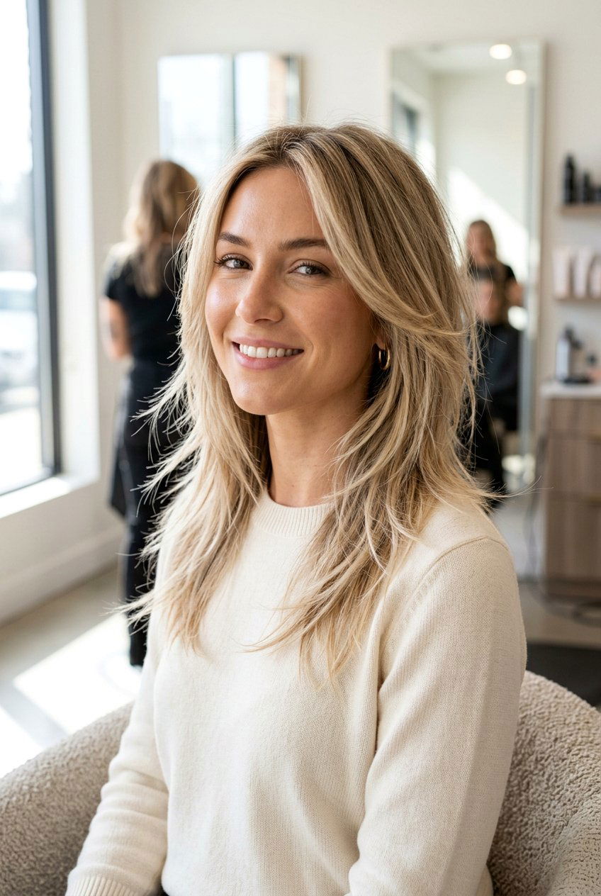 Razor cut feathered ends - 20 feathered haircuts for medium hair - 20 feathered haircuts for medium hair