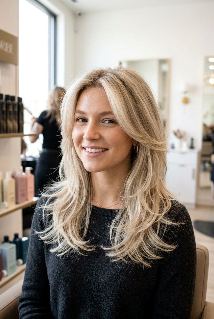 Razor cut long layers for fine hair - 20 razor cut long layers - 20 razor cut long layers