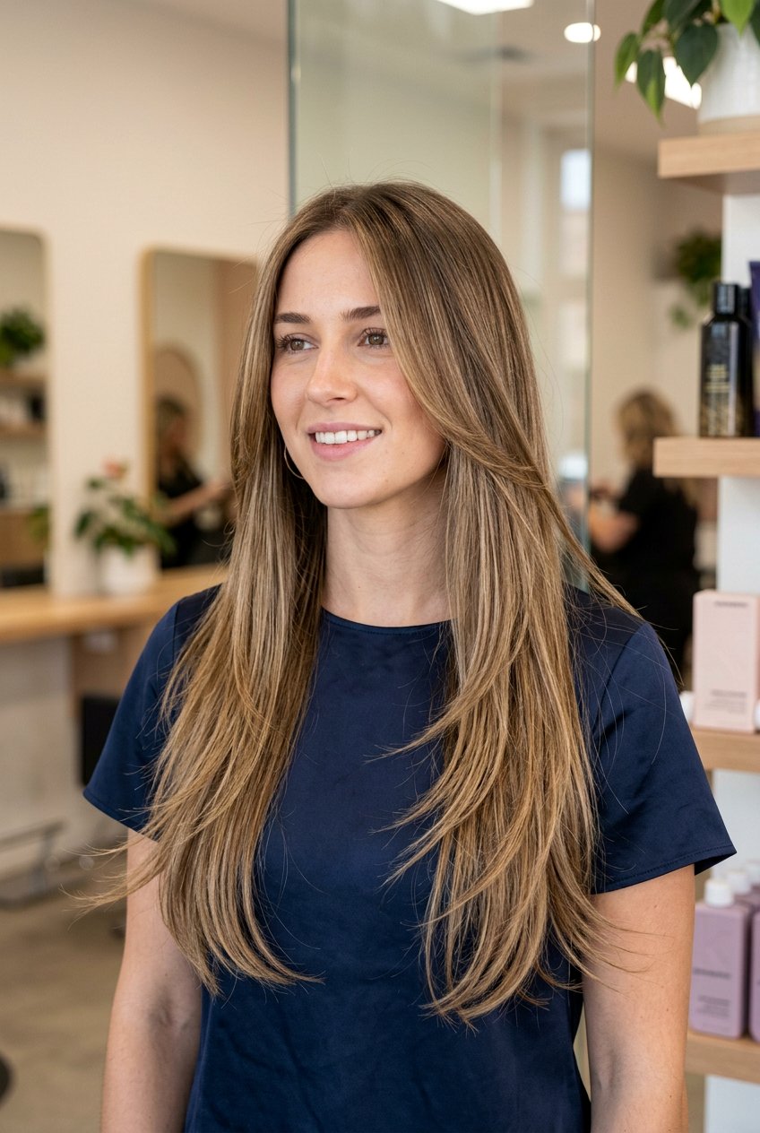 Razor cut long layers for straight hair - 20 razor cut long layers - 20 razor cut long layers