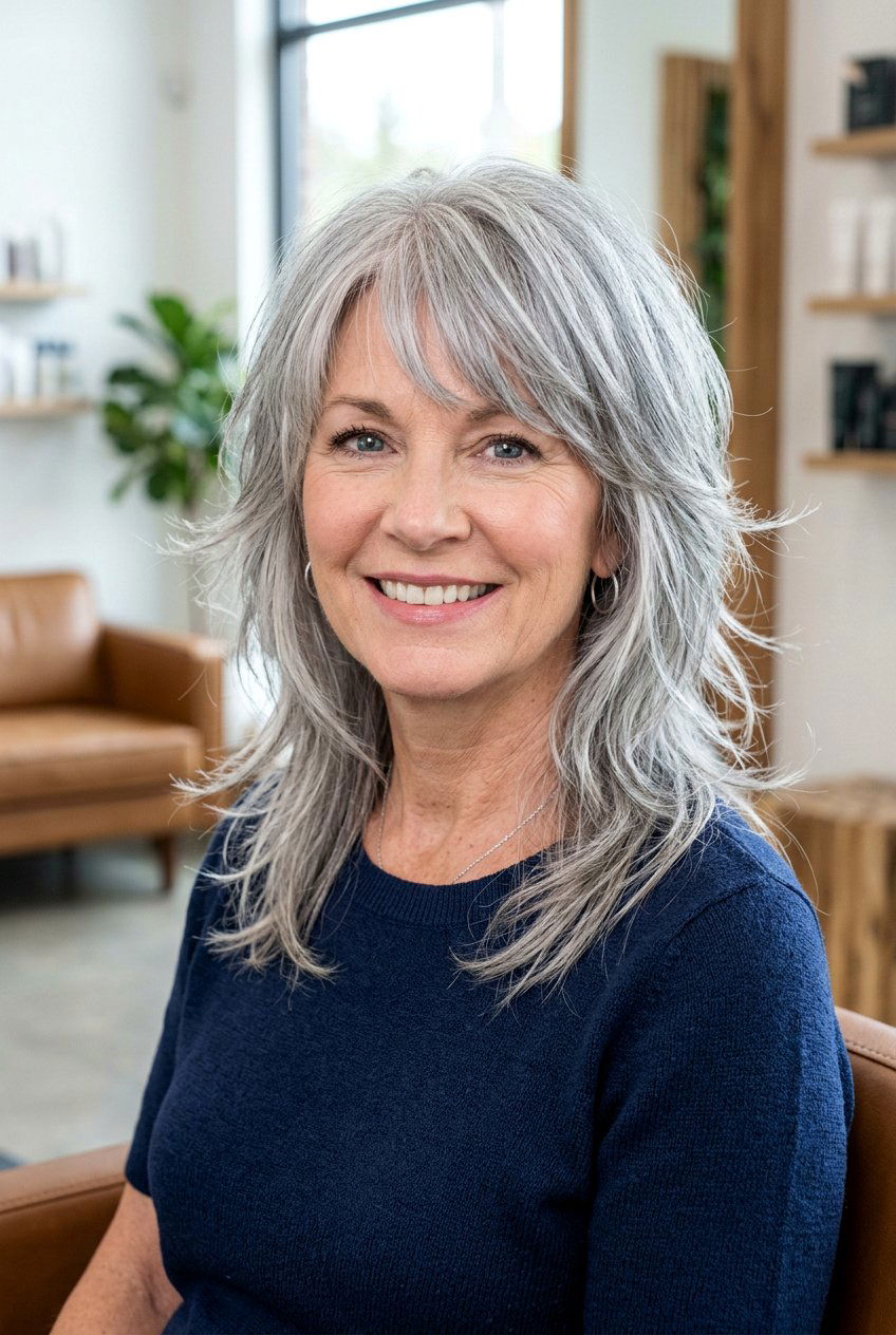 Razor cut shag - 20 shag haircuts for older women - 20 shag haircuts for older women