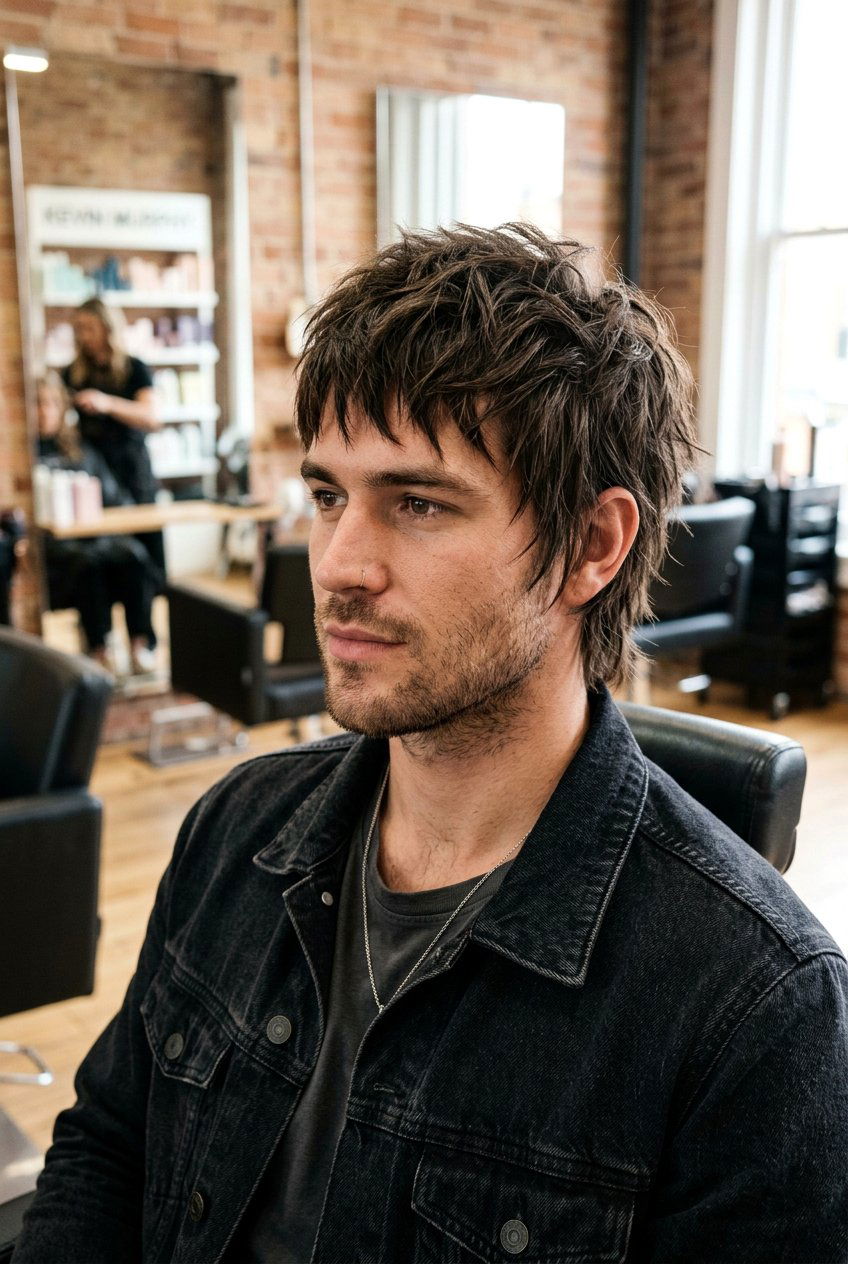 Razor cut shag - 20 shag haircut for men - 20 shag haircut for men