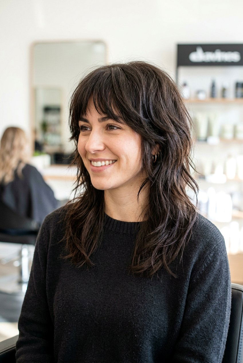 Razor cut shag for thick hair - 20 razor cut shag - 20 razor cut shag