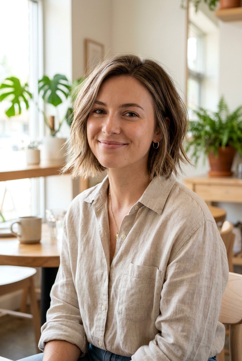 Razored Bob - 20 moms haircut ideas for low maintenance - 20 moms haircut ideas for low maintenance