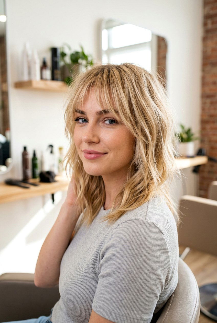 Razored Fringe Haircut - 20 razored haircut for women - 20 razored haircut for women