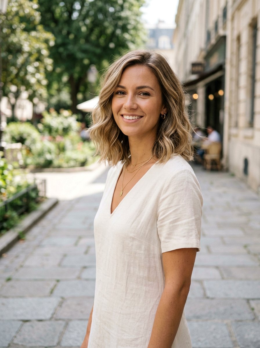 Razored Lob For Fine Hair With Soft Waves - 20 razored lob for fine hair - 20 razored lob for fine hair