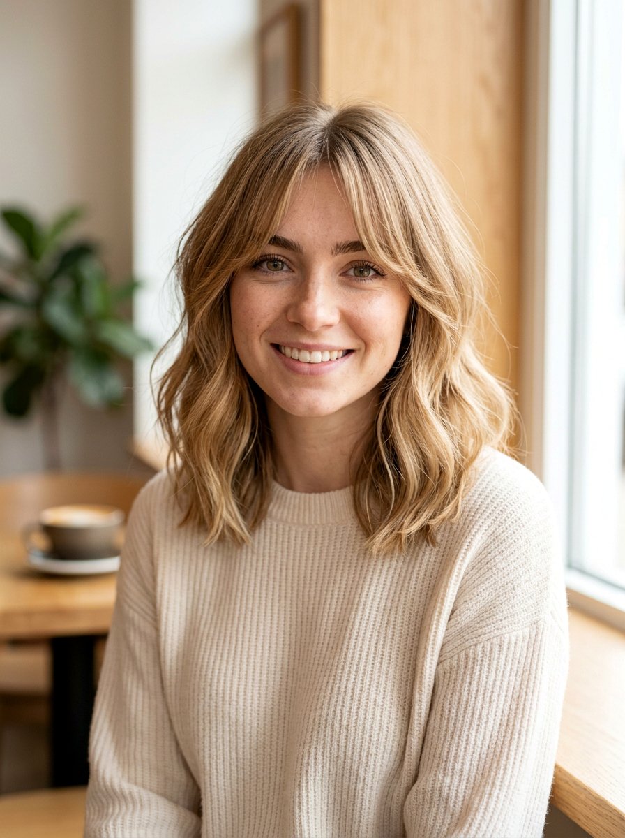 Razored Lob With Curtain Bangs For Fine Hair - 20 razored lob for fine hair - 20 razored lob for fine hair