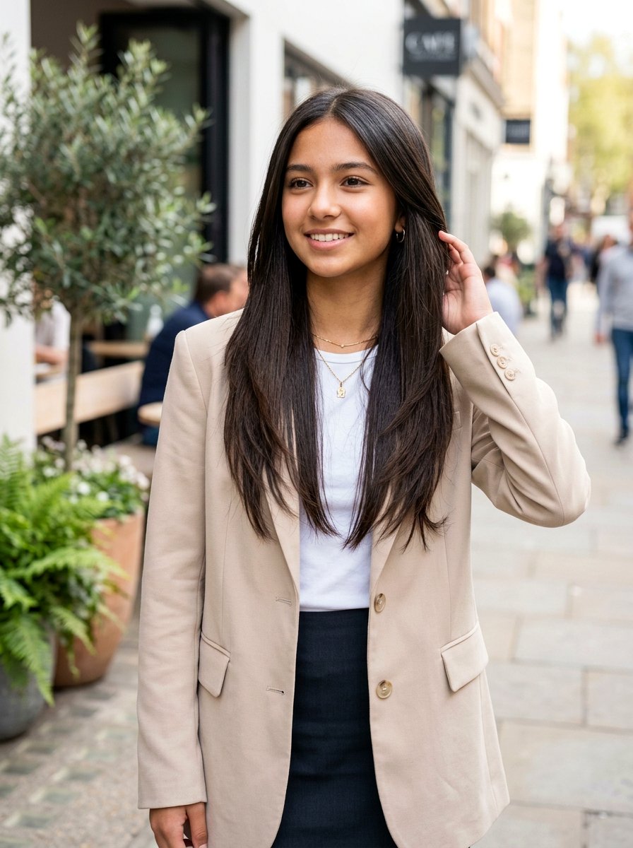 Razored Long Straight Layers - 20 teen girls long straight layers haircut - 20 teen girls long straight layers haircut