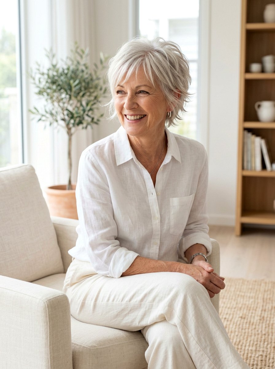 Razored Pixie Cut - 20 wedding guest pixie hairstyle for older women - 20 wedding guest pixie hairstyle for older women