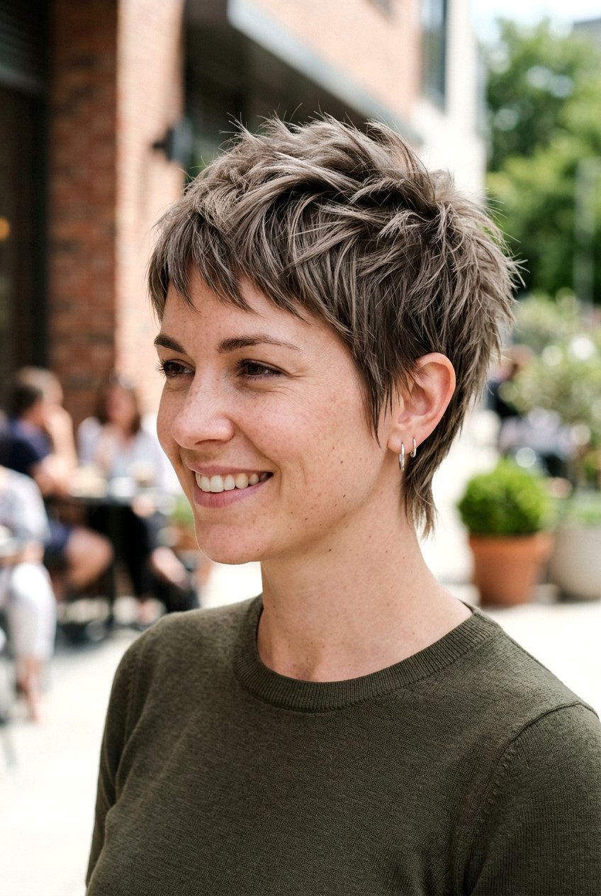 Razored Pixie Cut - 20 razored haircut for women - 20 razored haircut for women