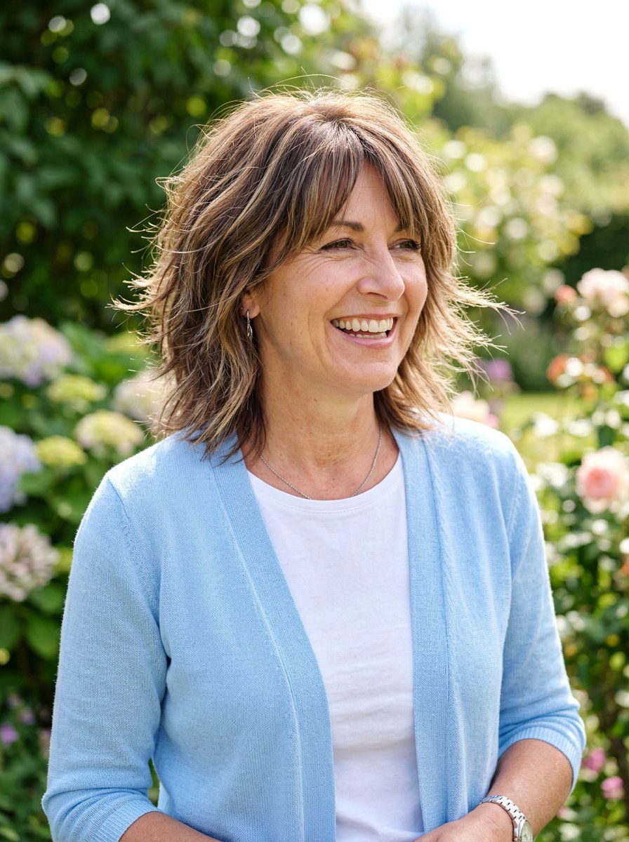 Razored Shag For Movement - 20 shag haircut for thin hair over 50 - 20 shag haircut for thin hair over 50