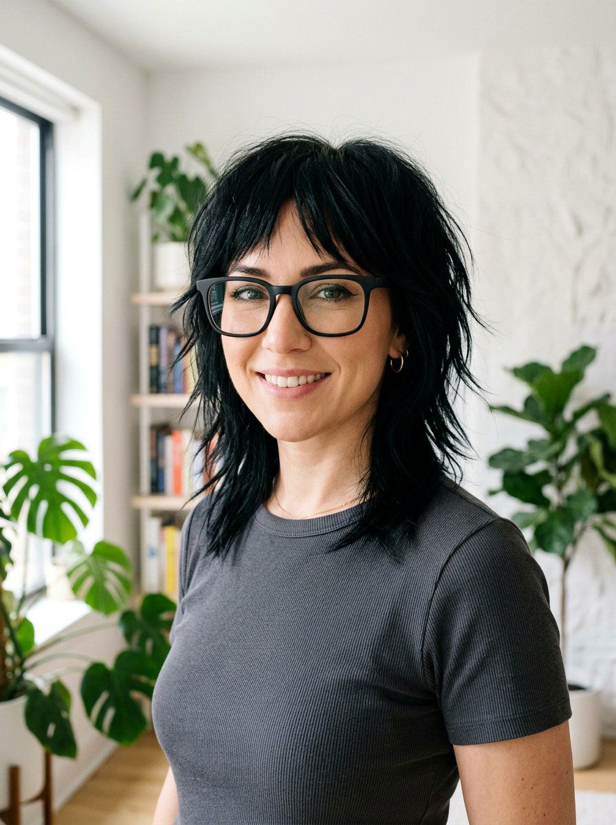 Razored Shag With Glasses - 20 layered shags for women with glasses - 20 layered shags for women with glasses