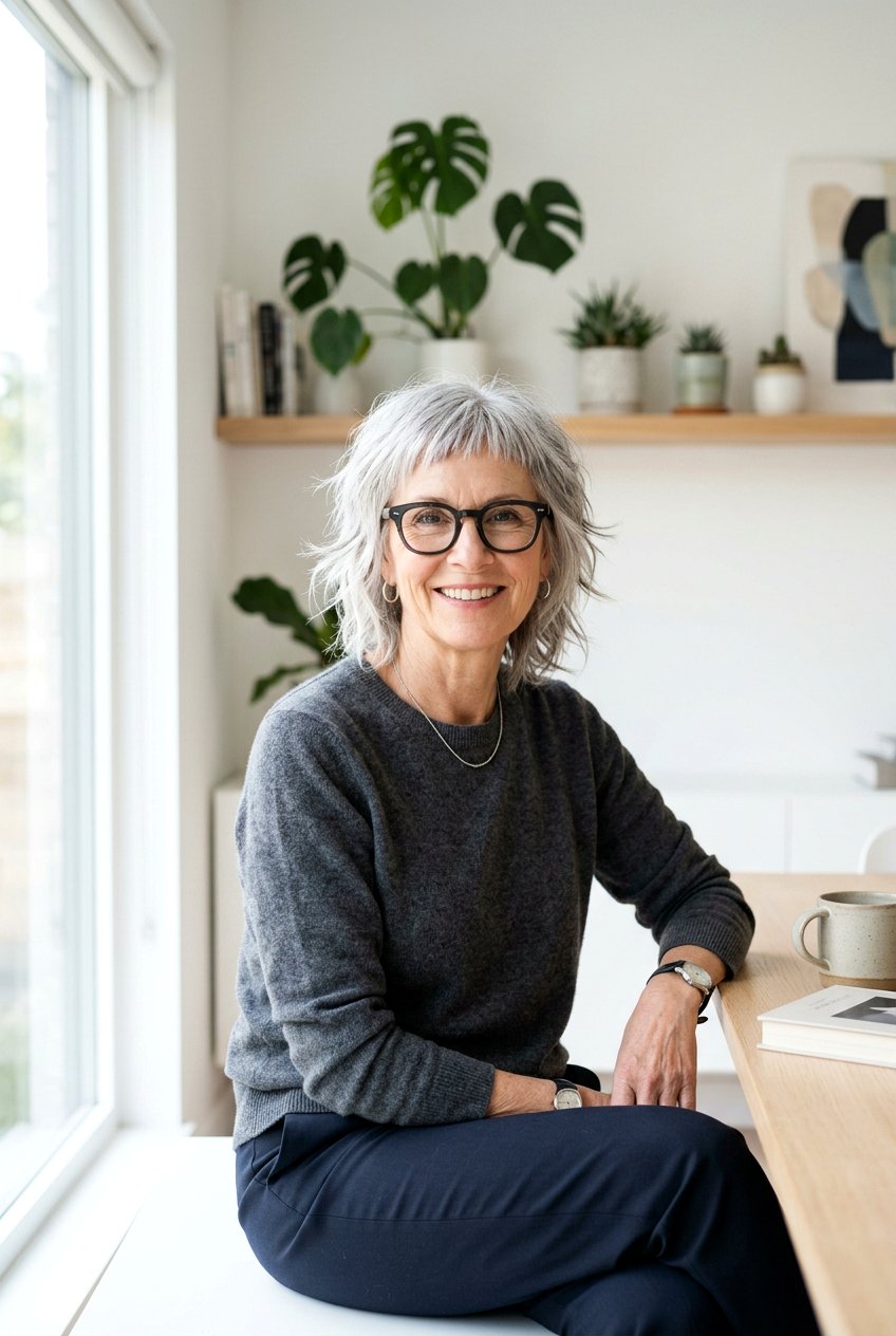 Razored Shag With Micro Bangs - 20 medium shag for women over 60 with bangs - 20 medium shag for women over 60 with bangs