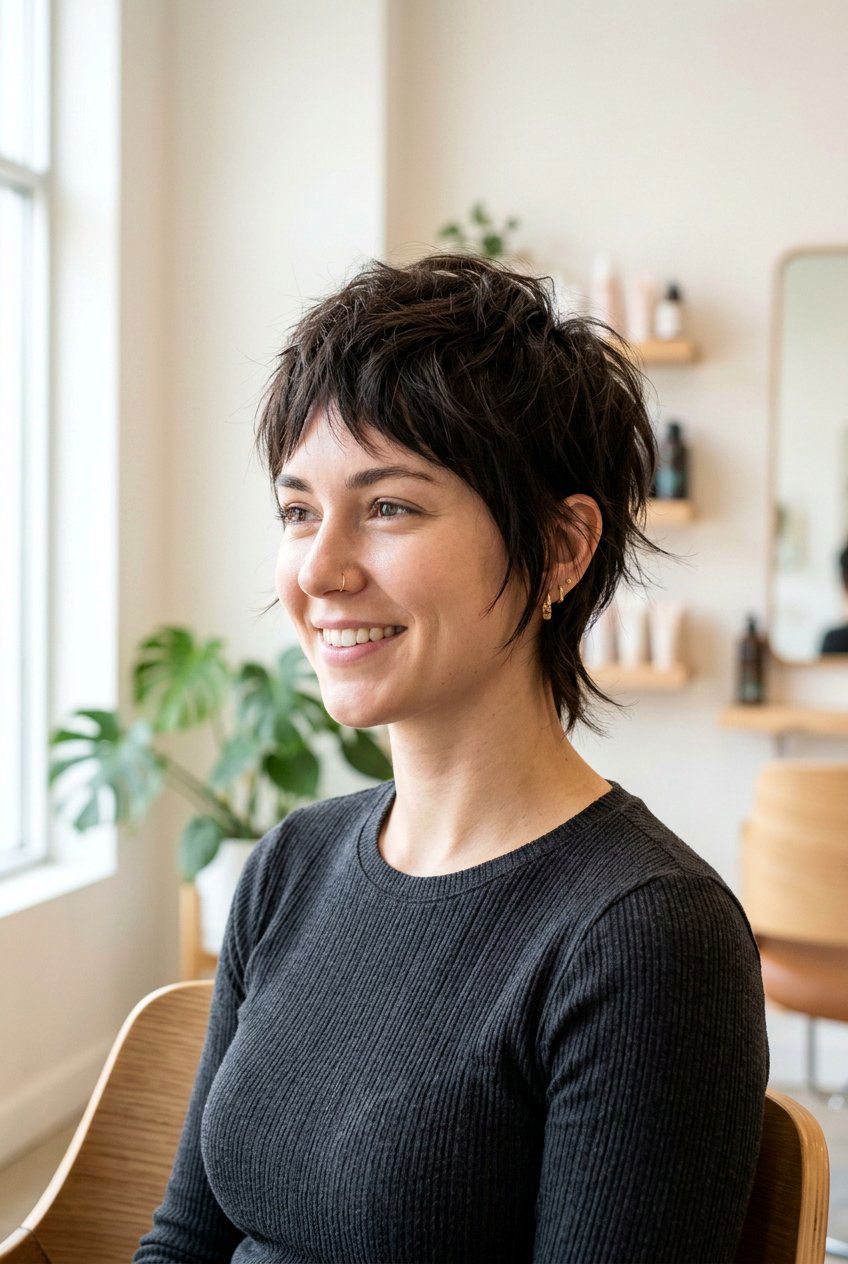 Razored Short Hair - 20 short hairstyles with layers - 20 short hairstyles with layers