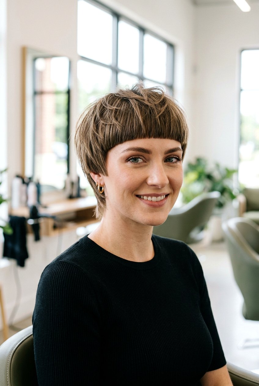 Razored bowl cut - 20 edgy short haircuts for women - 20 edgy short haircuts for women