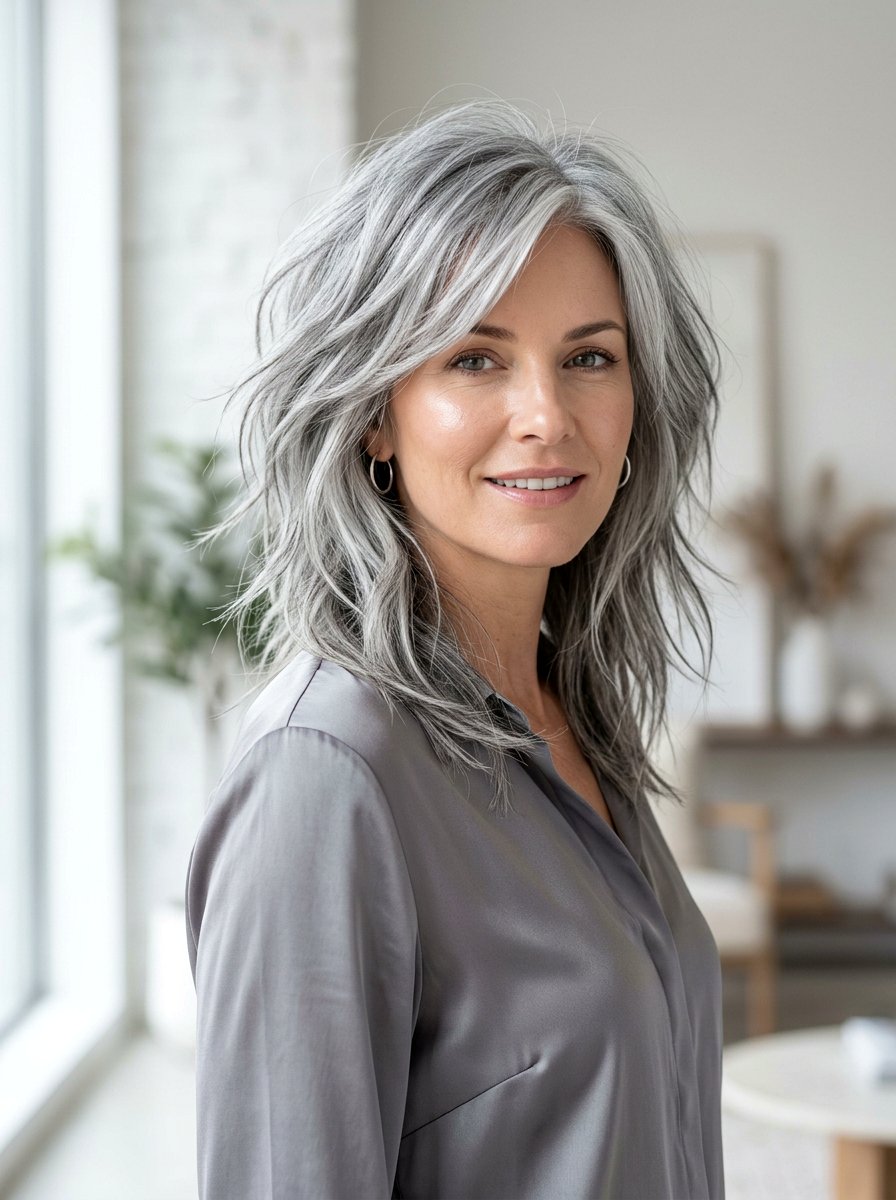 20 Perfect Shoulder Length Shag for Thick Hair Ideas to Try