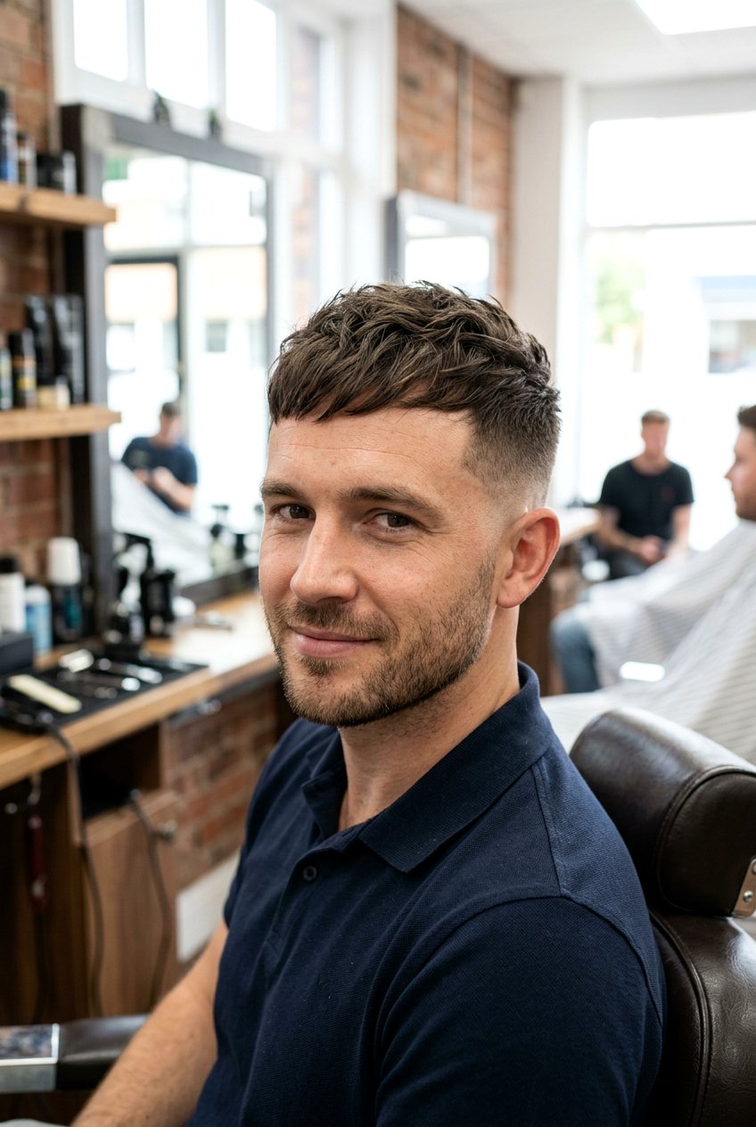 Receding Hairline Crop Top Fade Haircut - 20 crop top fade haircut - 20 crop top fade haircut