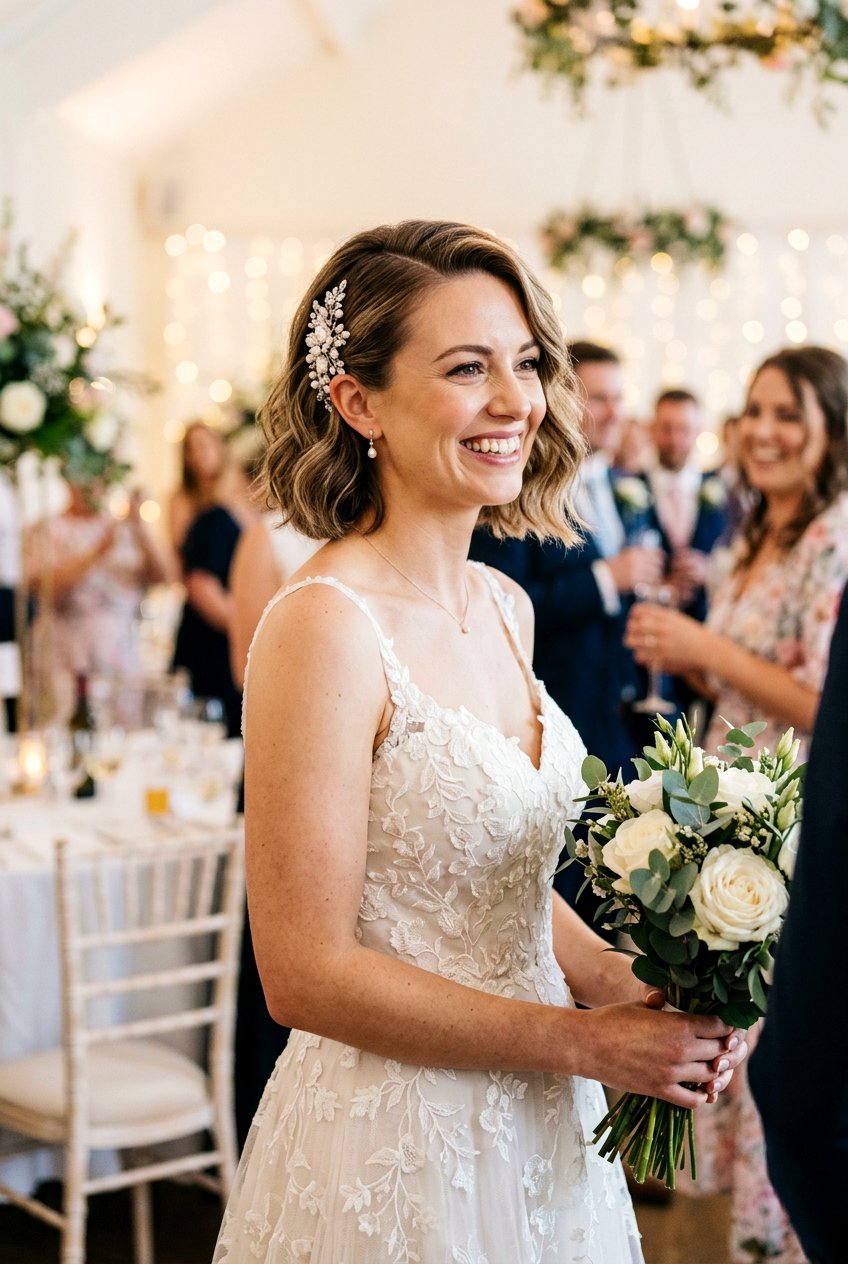 Reception Hairstyle For Short Hair Bride - 20 reception hairstyles for bride - 20 reception hairstyles for bride